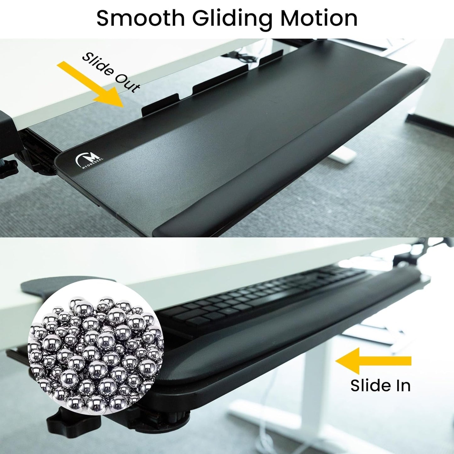 Keyboard Tray Under Desk Slide